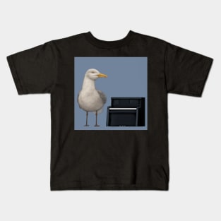 Musical Seagull Kids T-Shirt